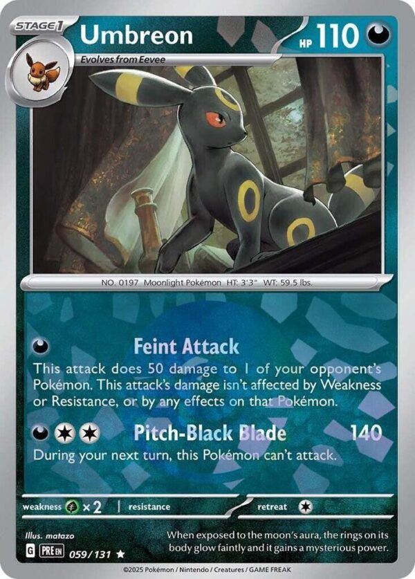 Umbreon (Poke Ball Pattern) 059/131 Holofoil SV: Prismatic Evolutions