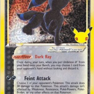 Umbreon Star 17/17 Holofoil Celebrations: Classic Collection Umbreon Star 17/17 Holofoil Celebrations: Classic Collection