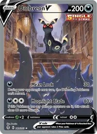 Umbreon V (Alternate Full Art) | 189/203 | Holofoil | SWSH07: Evolving Skies