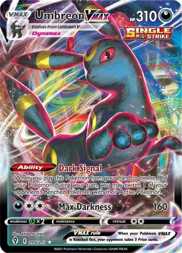 Umbreon VMAX 095/203 Holofoil SWSH07: Evolving Skies Umbreon VMAX 095/203 Holofoil SWSH07: Evolving Skies
