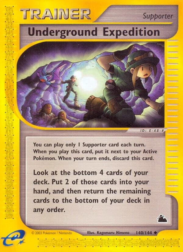 Underground Expedition 140/144 Reverse Holofoil Skyridge Underground Expedition 140/144 Reverse Holofoil Skyridge