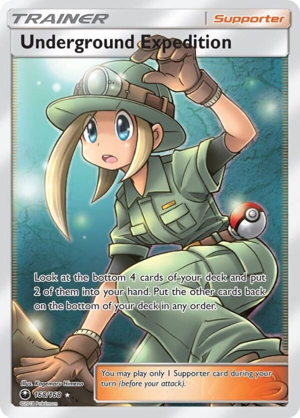 Underground Expedition (Full Art) 168/168 Holofoil SM – Celestial Storm