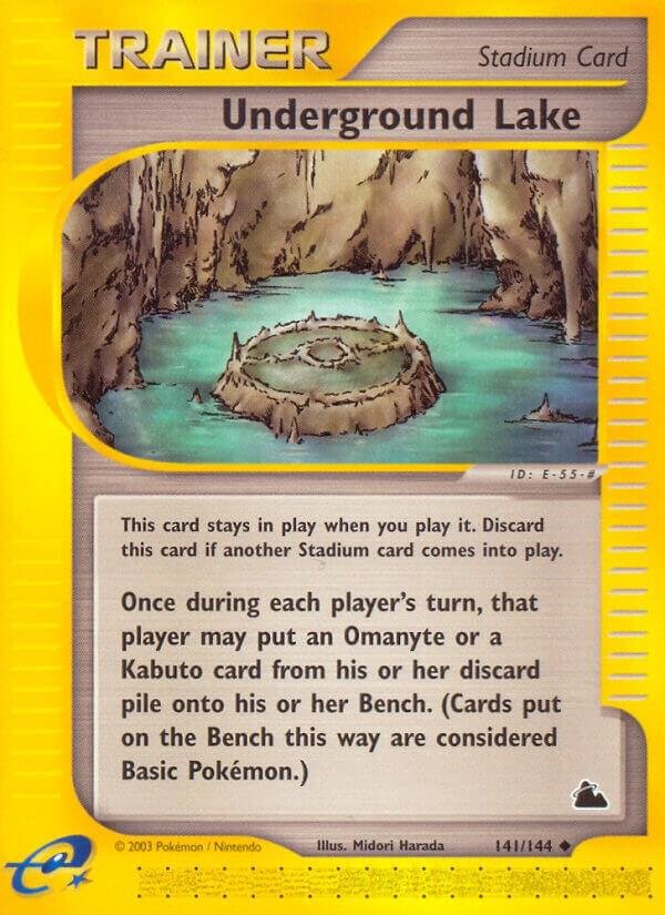 Underground Lake 141/144 Reverse Holofoil Skyridge Underground Lake 141/144 Reverse Holofoil Skyridge
