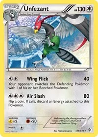 Unfezant | 125/149 | Reverse Holofoil | Boundaries Crossed
