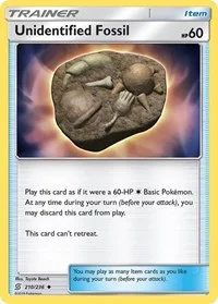 Unidentified Fossil | 210/236 | Reverse Holofoil | SM - Unified Minds