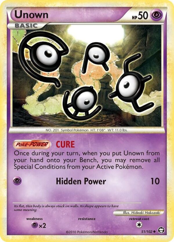 Unown 51/102 Normal Triumphant