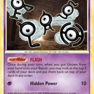 Unown (55) 55/123 Reverse Holofoil HeartGold SoulSilver Unown (55) 55/123 Reverse Holofoil HeartGold SoulSilver