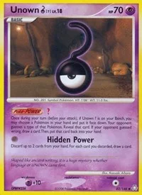 Unown (?) | 82/146 | Reverse Holofoil | Legends Awakened