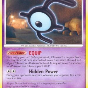 Unown [E] 65/123 Reverse Holofoil Mysterious Treasures