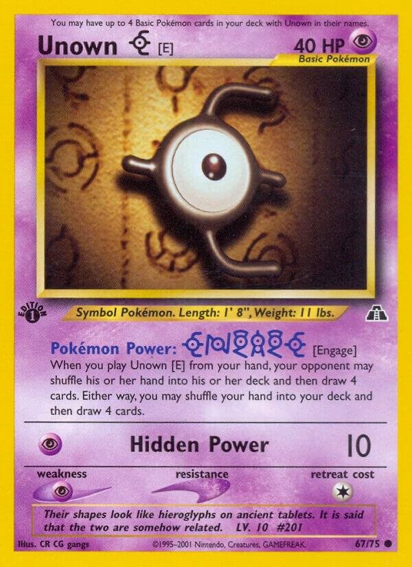 Unown [E] 67/75 Unlimited Neo Discovery