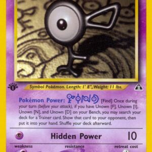 Unown [F] 48/75 1st Edition Neo Discovery