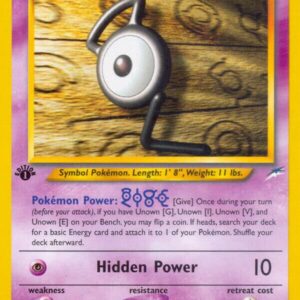 Unown [G] 027/105 1st Edition Neo Destiny