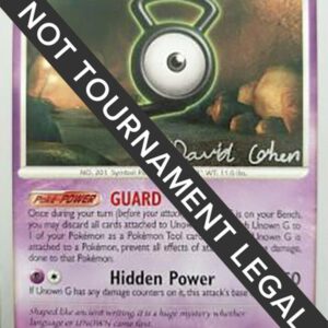 Unown [G] 2009 (David Cohen) 57/106 Normal World Championship Decks