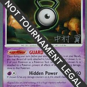Unown [G] 2009 (Tsubasa Nakamura) 57/106 Normal World Championship Decks