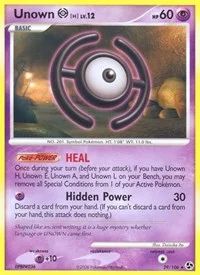 Unown [H] | 29/106 | Normal | Great Encounters