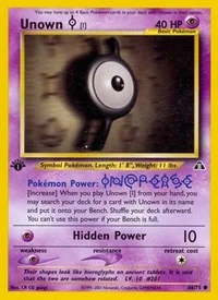 Unown [I] | 68/75 | 1st Edition | Neo Discovery