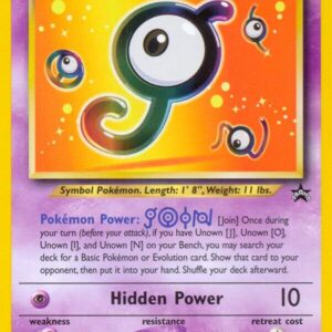 Unown [J] 38/53 Normal WoTC Promo