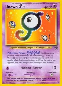 Unown [J] | 38/53 | Normal | WoTC Promo