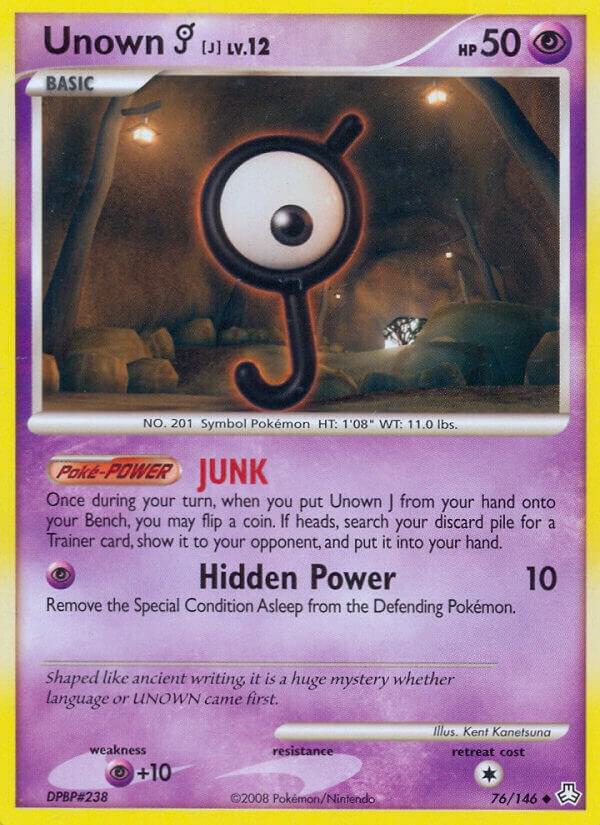 Unown (J) 76/146 Reverse Holofoil Legends Awakened Unown (J) 76/146 Reverse Holofoil Legends Awakened