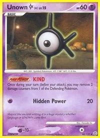 Unown [K] | 68/132 | Normal | Secret Wonders