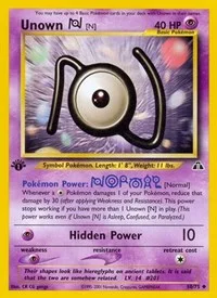 Unown [N] | 50/75 | 1st Edition | Neo Discovery