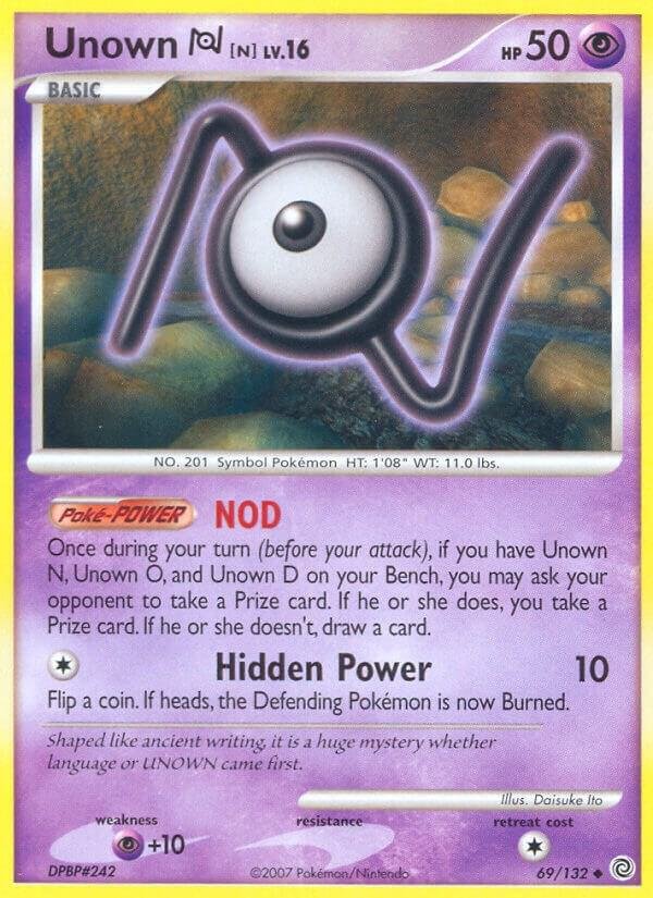 Unown [N] 69/132 Normal Secret Wonders
