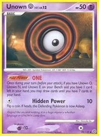 Unown [O] | 70/132 | Reverse Holofoil | Secret Wonders