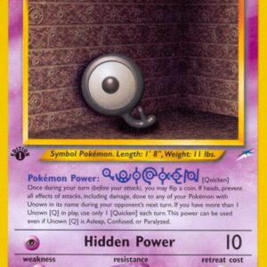 Unown [Q] 059/105 1st Edition Neo Destiny