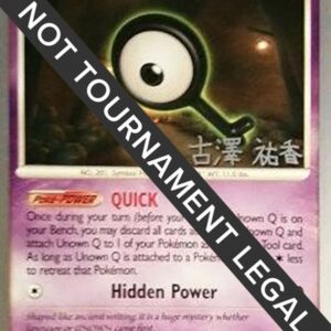 Unown [Q] 2010 (Yuka Furusawa) 49/100 Normal World Championship Decks
