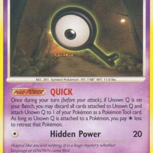 Unown [Q] 49/100 Reverse Holofoil Majestic Dawn