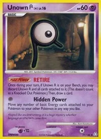 Unown (R) | 77/146 | Reverse Holofoil | Legends Awakened