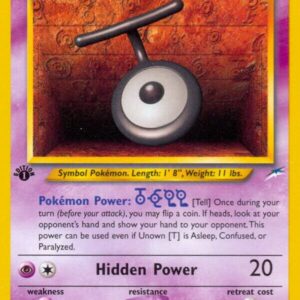 Unown [T] 088/105 1st Edition Neo Destiny
