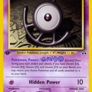 Unown [U] 51/75 1st Edition Neo Discovery