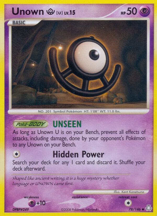 Unown (U) 78/146 Normal Legends Awakened Unown (U) 78/146 Normal Legends Awakened