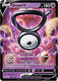 Unown V | SWSH300 | Holofoil | SWSH: Sword & Shield Promo Cards