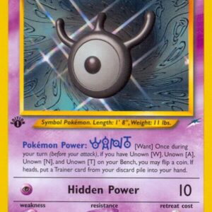 Unown [W] 029/105 Unlimited Neo Destiny