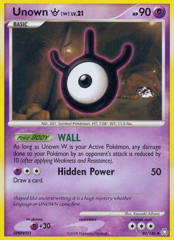 Unown (W) 80/146 Normal Legends Awakened Unown (W) 80/146 Normal Legends Awakened
