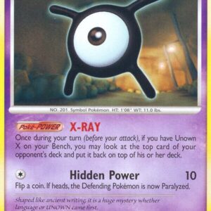 Unown [X] 71/132 Reverse Holofoil Secret Wonders