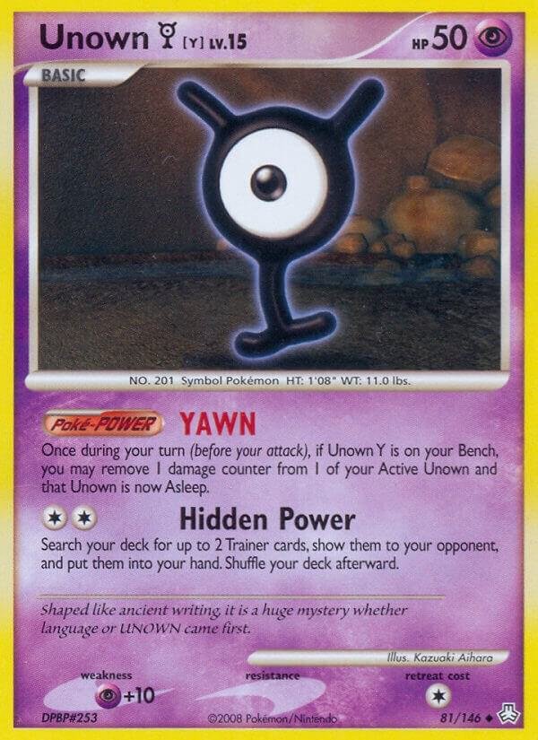 Unown (Y) 81/146 Normal Legends Awakened