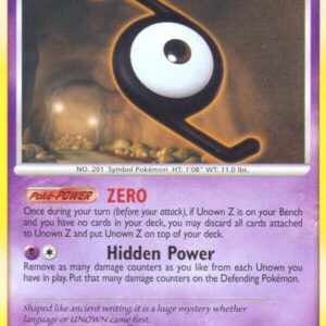 Unown [Z] 72/132 Reverse Holofoil Secret Wonders