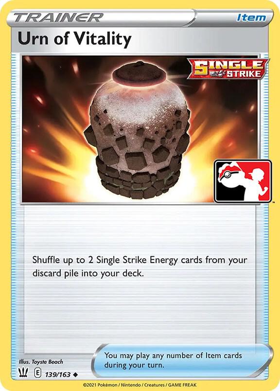 Urn of Vitality 139/163 Normal Prize Pack Series Cards