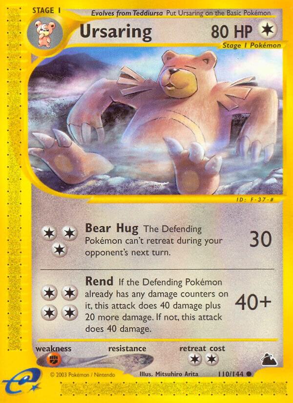 Ursaring 110/144 Reverse Holofoil Skyridge Ursaring 110/144 Reverse Holofoil Skyridge
