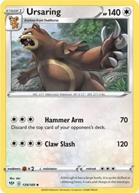 Ursaring | 139/189 | Reverse Holofoil | SWSH03: Darkness Ablaze