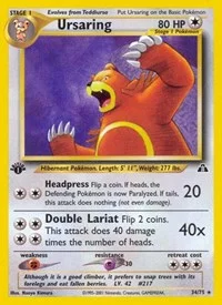 Ursaring (34) | 34/75 | Unlimited | Neo Discovery