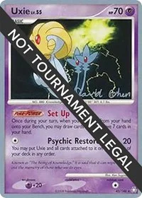 Uxie | 2009 (David Cohen) | 43/146 | Normal | World Championship Decks
