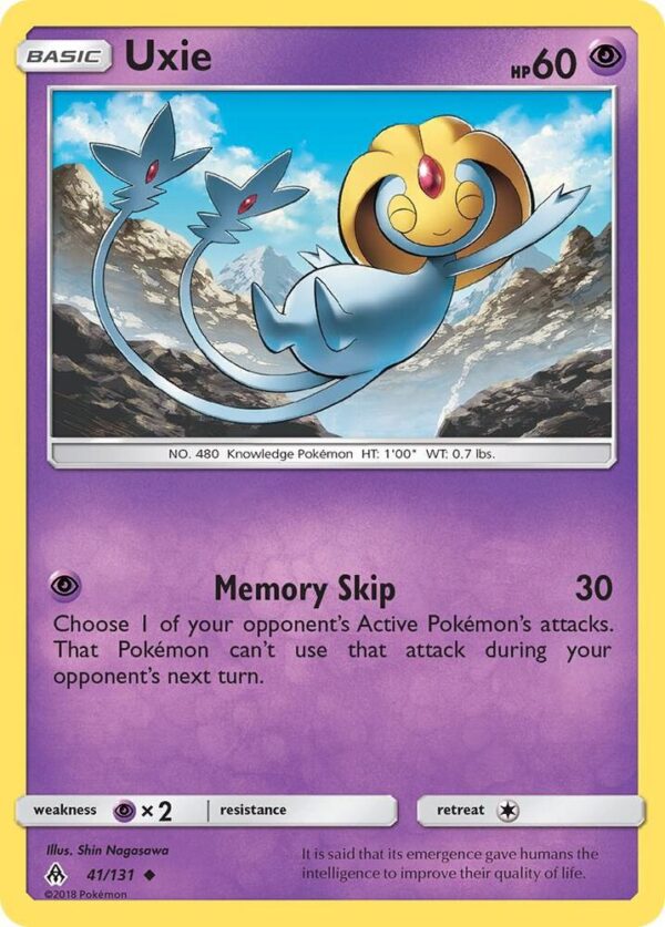 Uxie 41/131 Normal SM – Forbidden Light Uxie 41/131 Normal SM – Forbidden Light