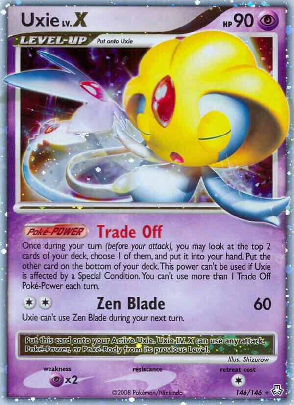 Uxie LV.X 146/146 Holofoil Legends Awakened Uxie LV.X 146/146 Holofoil Legends Awakened