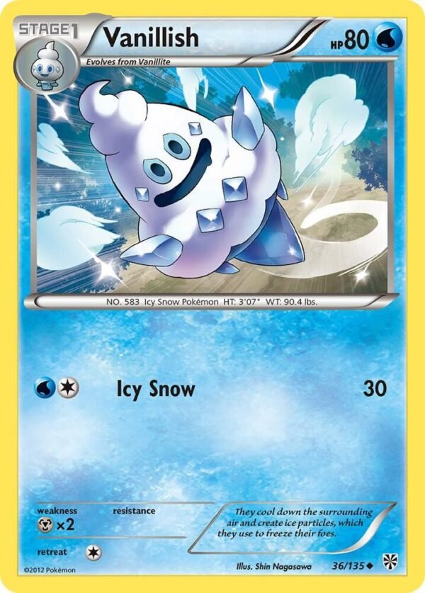 Vanillish 36/135 Reverse Holofoil Plasma Storm