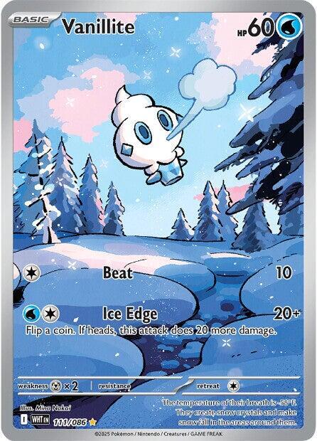 Vanillite 111/086 Holofoil SV: White Flare