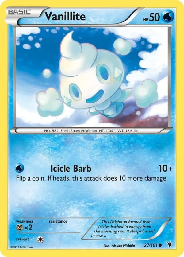 Vanillite 27/101 Reverse Holofoil Noble Victories